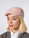 Кепка STETSON арт. 6613401 TEXAS CHECK (розовый)